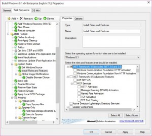 InstallRoles step MDT